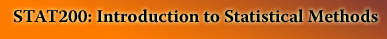 STAT200:Introducation to Statistical Methods